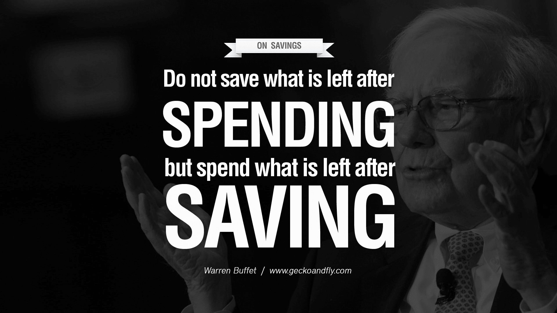 Buffett spending and saving quote Buffett spending and saving quote