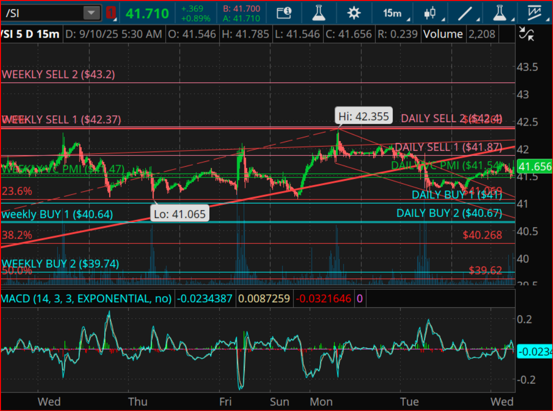 Silver Futures (/SI) 