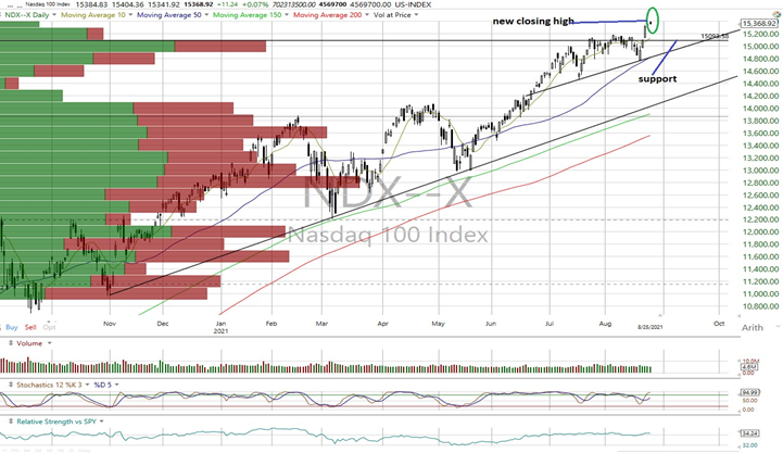 NDX Daily Chart