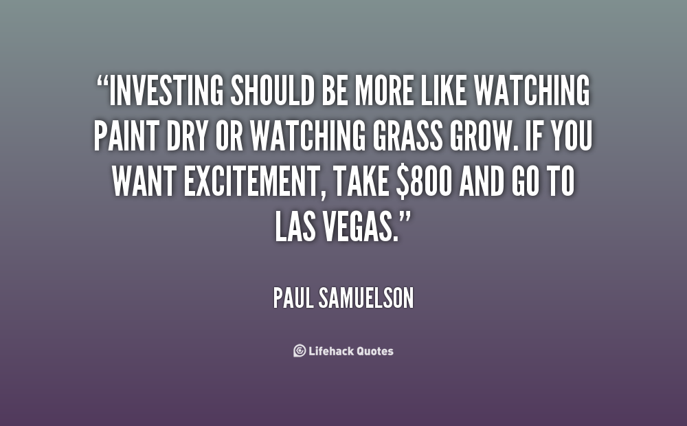Comparison in investing Comparison in investing