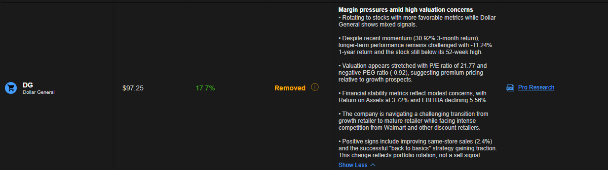 DG Rationale - July