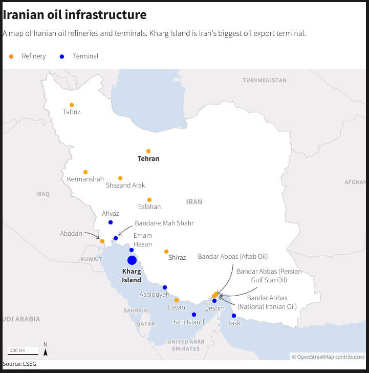 Iranian Oil Infrastructure