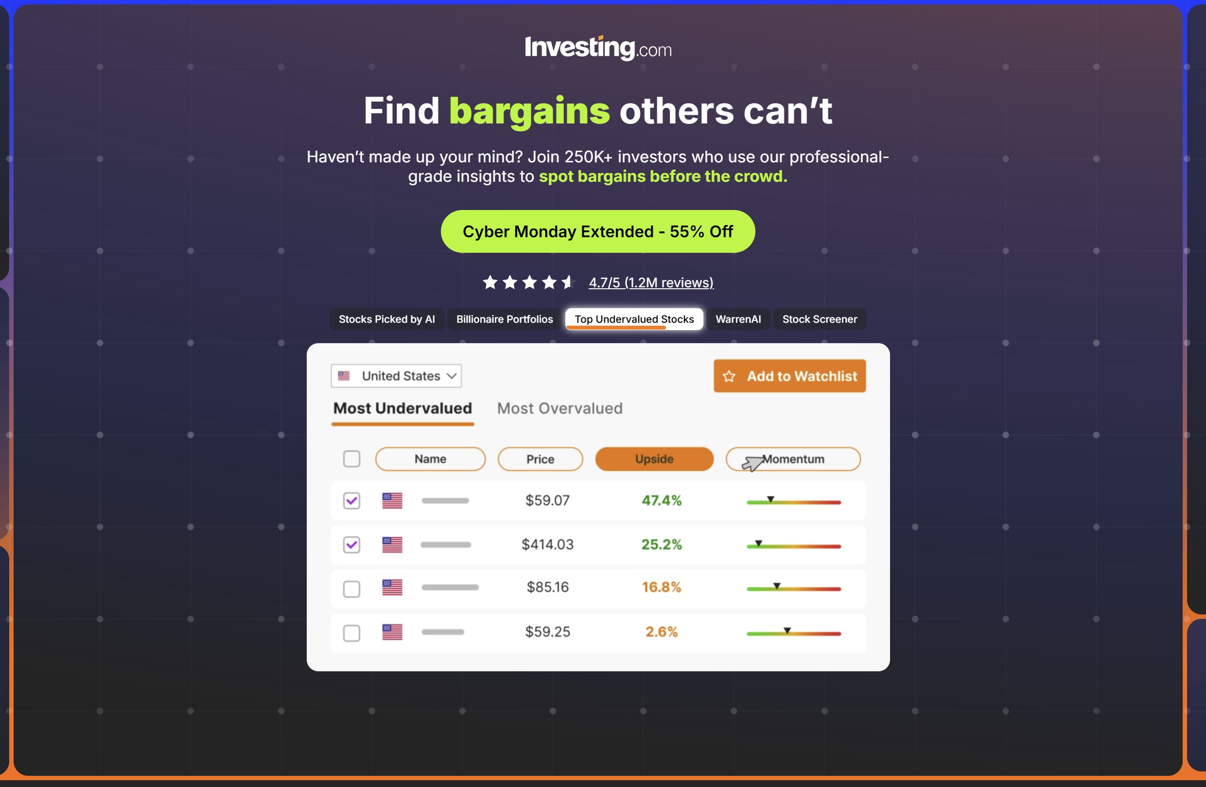 CYBER WEEK EXTENDED SALE: 55% OFF Discount Offer!