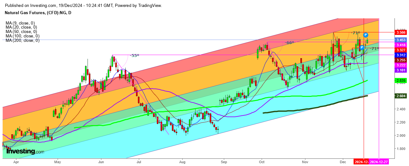 Natural Gas Daily Chart