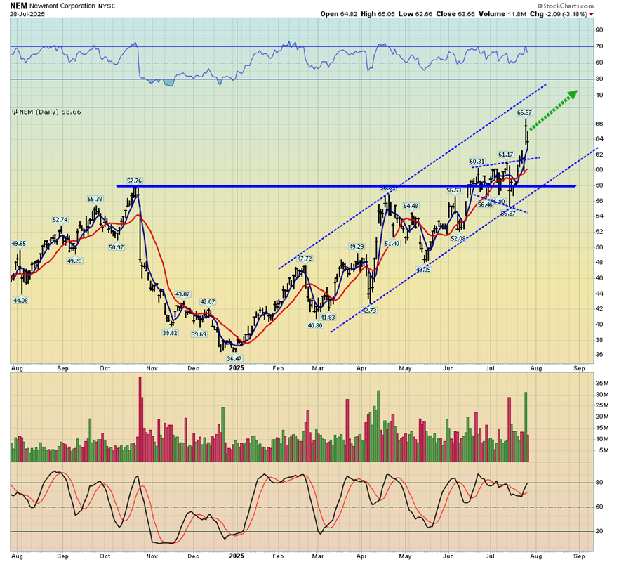 Gold Miners Daily Chart 