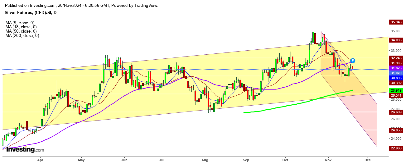 Silver Futures Daily Chart