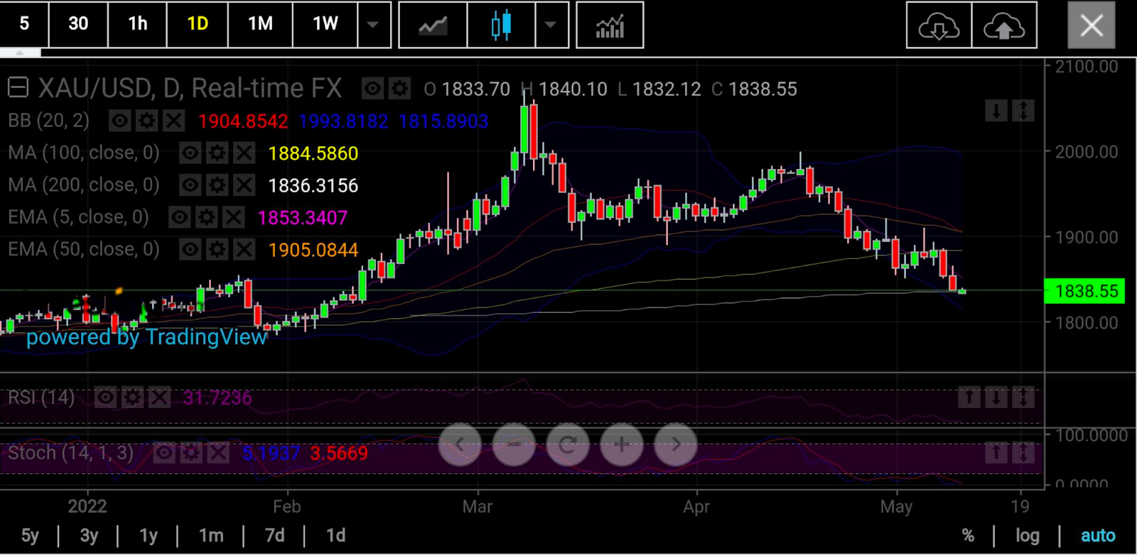 Spot Gold Daily