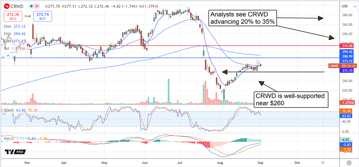 CrowdStrike Stock Chart