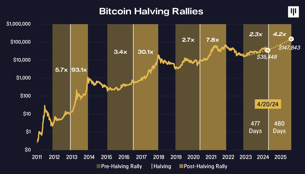 Bitcoin Halving Rallies