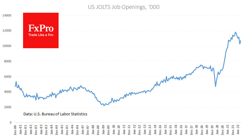 US Job openings first growth in 5 months