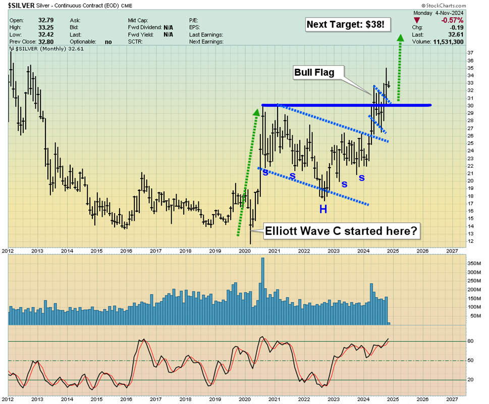 Silver Elliott Wave Chart