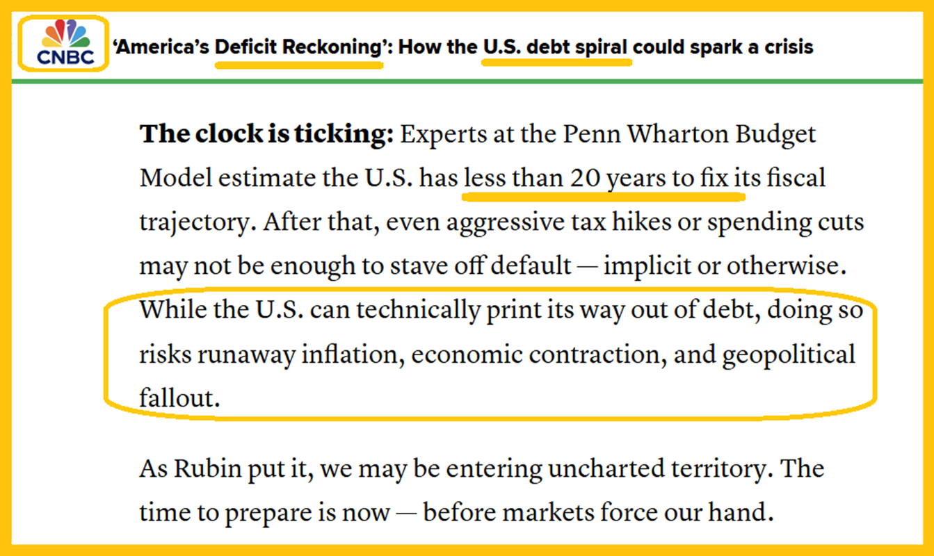 Debt Spiral Warning