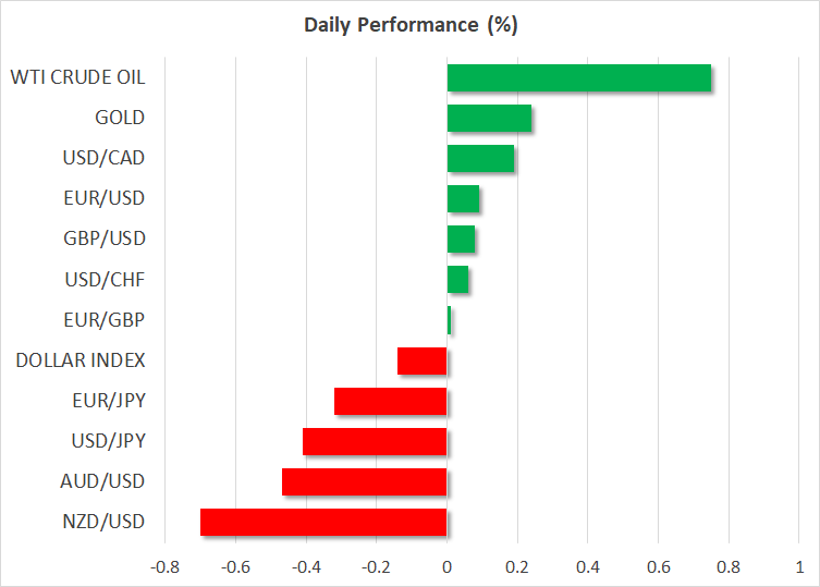 Dollar gains after ISM manufacturing data