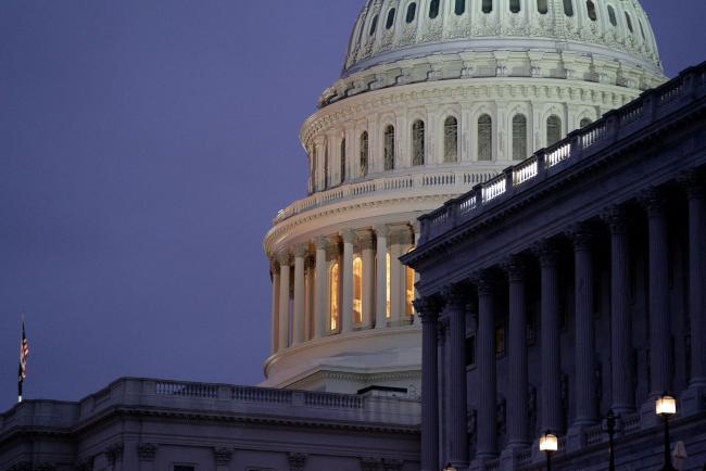 © Bloomberg. The U.S. Capitol in Washington, D.C., U.S., on Thursday, Oct. 7, 2021. The Senate is nearing a deal on a short-term increase in the debt ceiling that would pull the U.S. from the brink of a payment default but threatens to exacerbate year-end clashes over trillions in government spending. Photographer: Stefani Reynolds/Bloomberg