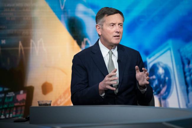 © Bloomberg. Richard Clarida, vice chairman of Federal Reserve System, speaks during a Bloomberg Television interview in New York, U.S., on Monday Nov. 1, 2019. Clarida reinforced the central bank's new message this week that interest rates are on hold, saying that both monetary policy and the U.S. economy are 