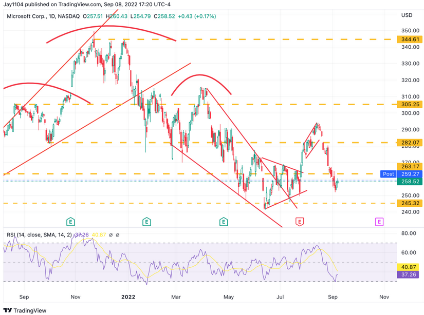 Microsoft Daily Chart