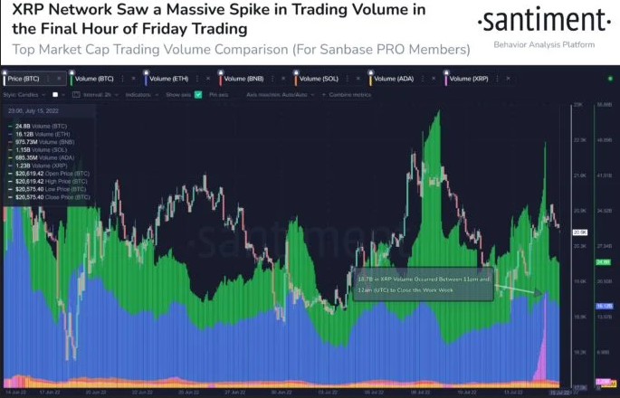 Ripple Trading Volume Jumps 1,500% Amid Crypto Bear