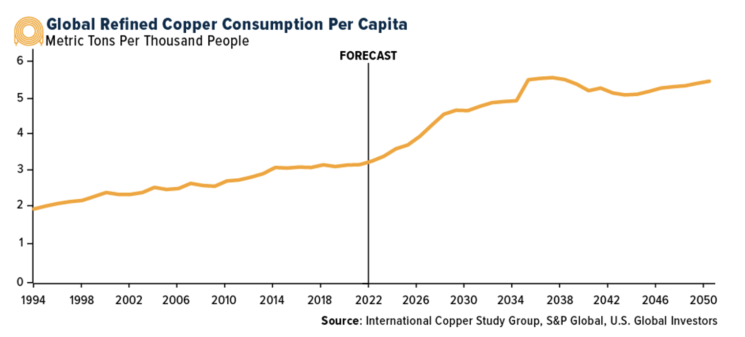 Copper Consumption Per Capita.