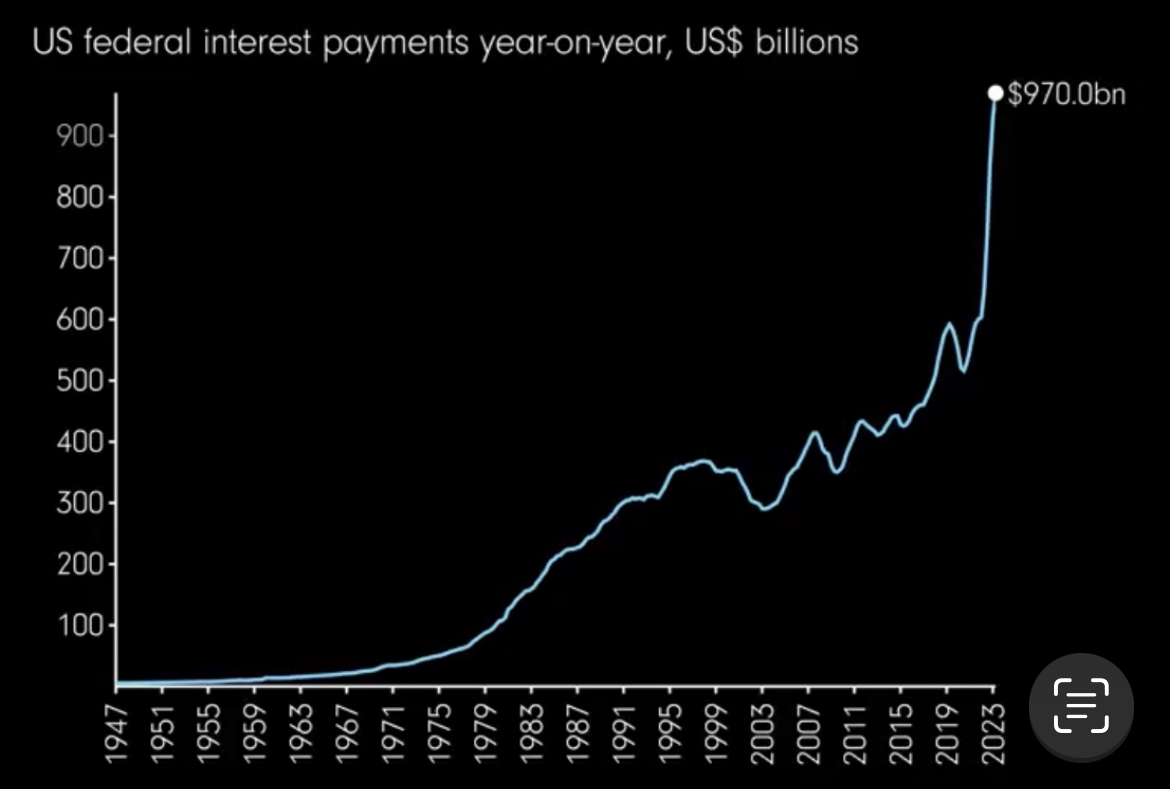 U.S. Annual Interest Rate Payments