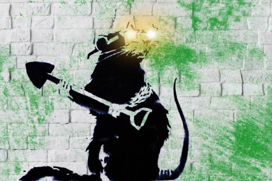 Thought to Be Lost Forever, Banksy’s Iconic Wharf Rat Masterpiece Has Been Found and Restored and Will Be Auctioned During Three Day NFT Drop