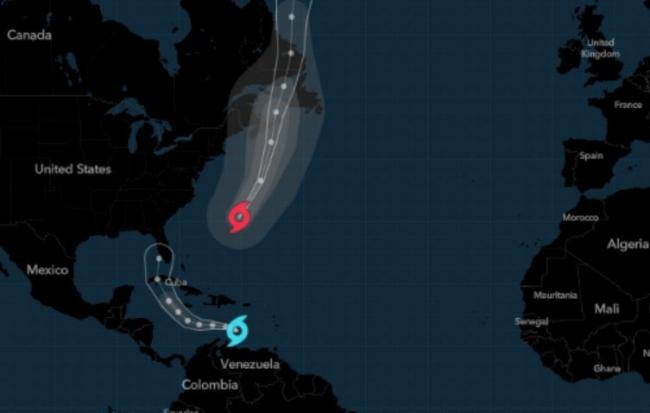 Fiona Roars Toward Canada; New Caribbean Storm Threatens Florida