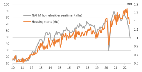 Housing Starts And Home Builder Sentiment