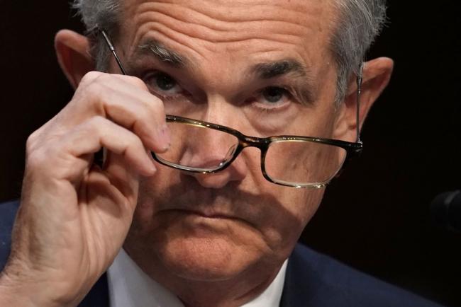 © Bloomberg. WASHINGTON, DC - JULY 17: Federal Reserve Board Chairman Jerome Powell testifies during a hearing before the Senate Banking, Housing and Urban Affairs Committee July 17, 2018 on Capitol Hill in Washington, DC. The committee held a hearing on 
