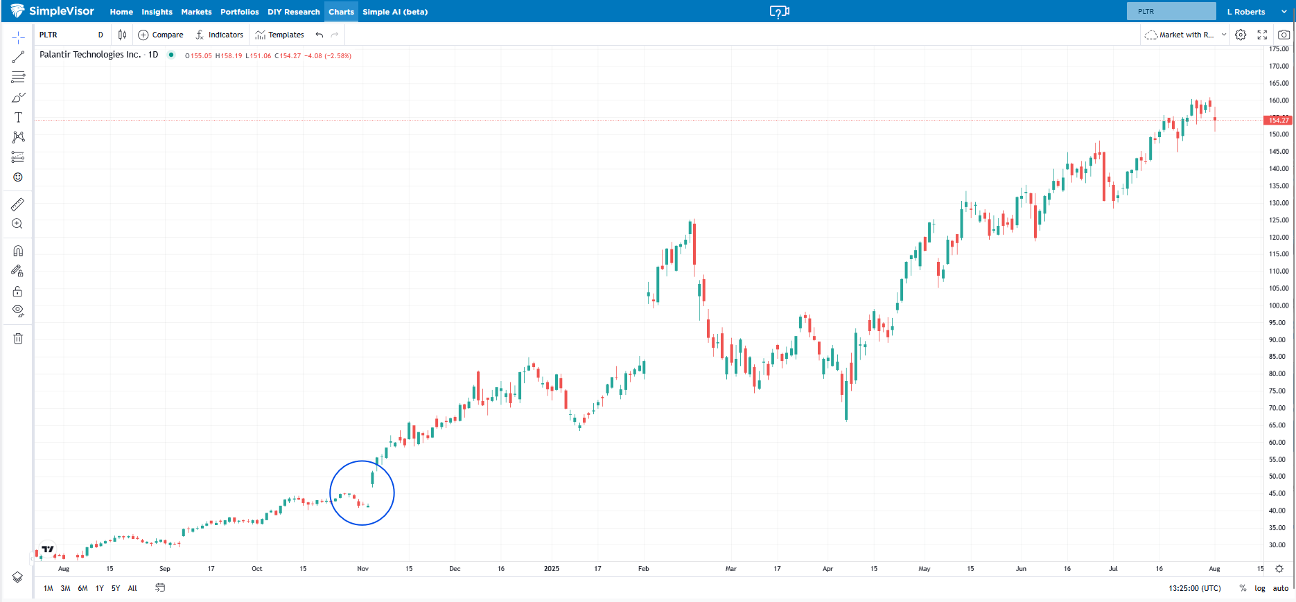 Palantir Technologies-Daily Chart