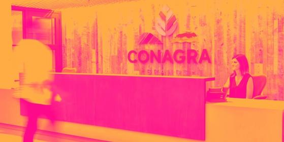 Conagra (NYSE:CAG) Posts Q1 Sales In Line With Estimates, Stock Soars
