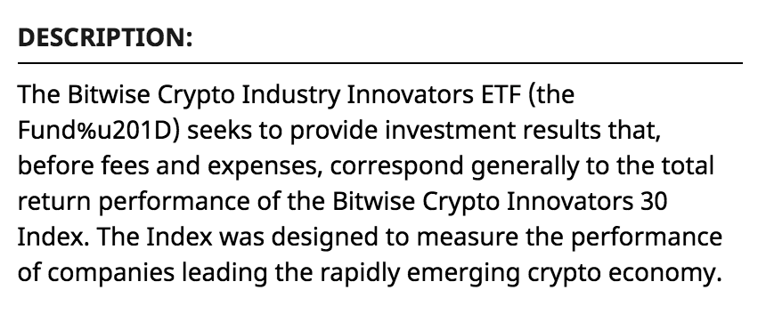 BITQ fund summary