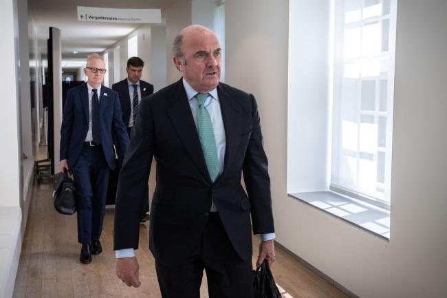 &copy Bloomberg. Luis de Guindos, vice president of the European Central Bank (ECB), departs following a news conference in Amsterdam, Netherlands, on Thursday, June 9, 2022, 2022. The ECB brought down the curtain on years of ultra-loose policy, committing to a quarter-point increase in interest rates next month and opening the door to a bigger hike in the fall.