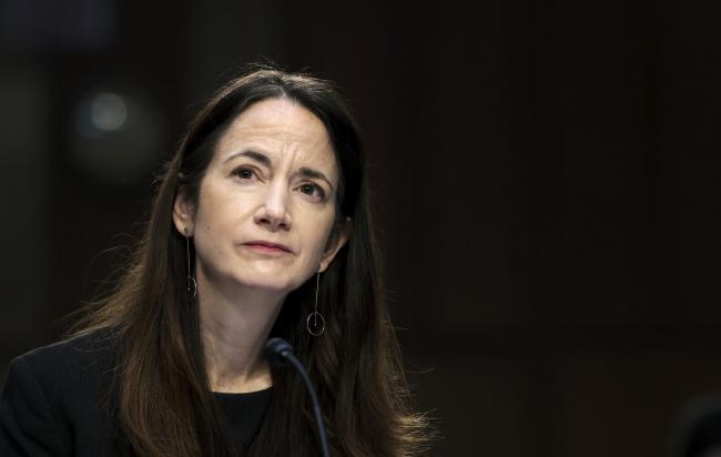 &copy Bloomberg. WASHINGTON, DC - MARCH 10: Director of National Intelligence (DNI) Avril Haines testifies before the Senate Intelligence Committee on March 10, 2022 in Washington, DC. The committee held a hearing on worldwide threats. (Photo by Kevin Dietsch/Getty Images)