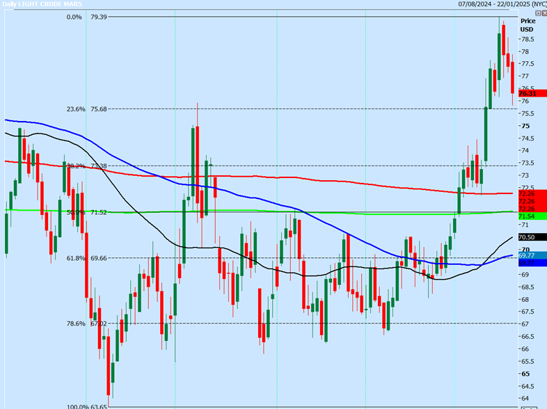 Crude Oil-Daily Chart