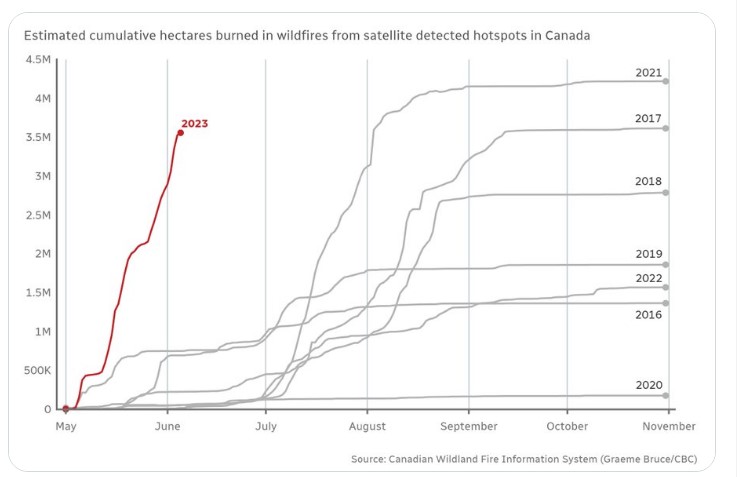 Canada Wild Fires Effect