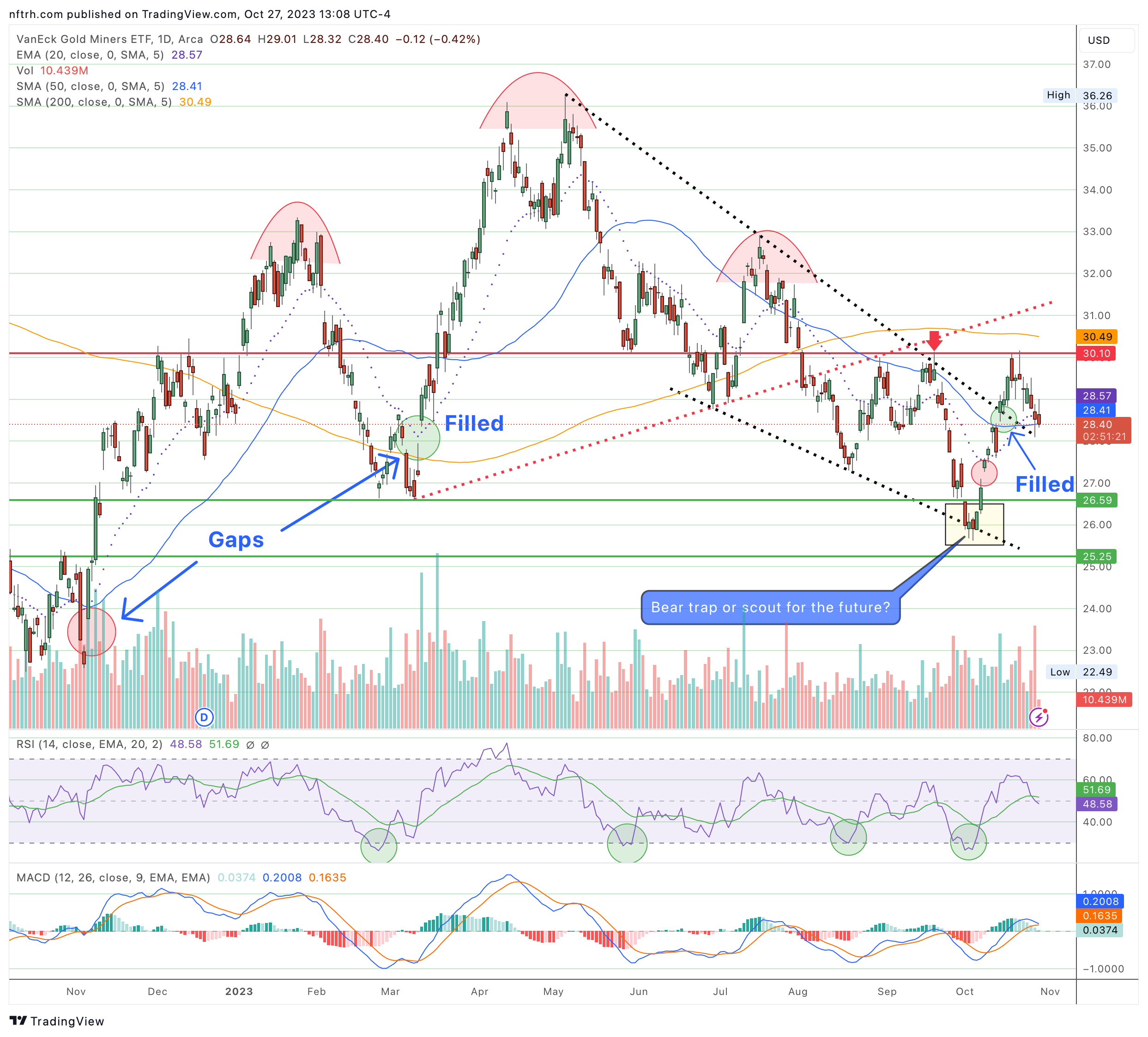 GDX-Daily Chart