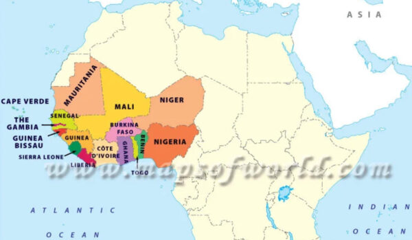 West Africa Map