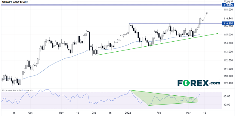 USD/JPY Daily Chart