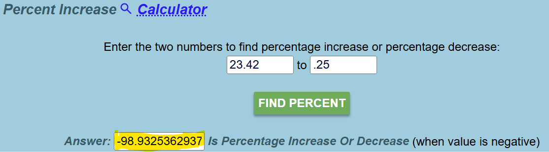 Percentage Decrease In Purchasing Power-25-Cents-Silver