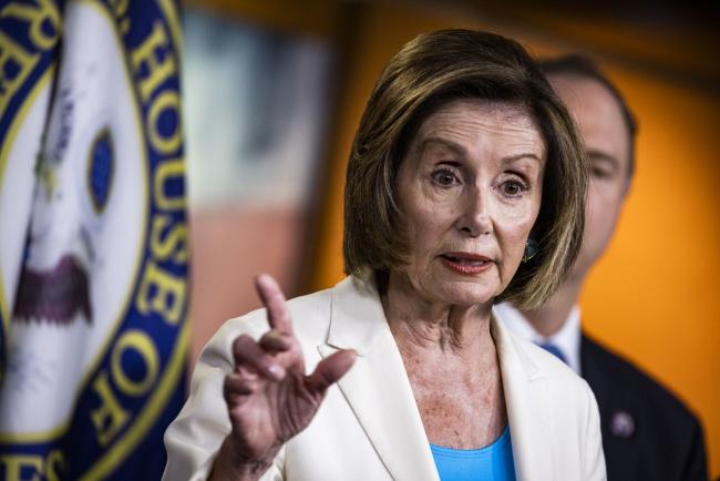 © Bloomberg. Nancy Pelosi Photographer: Samuel Corum/Bloomberg