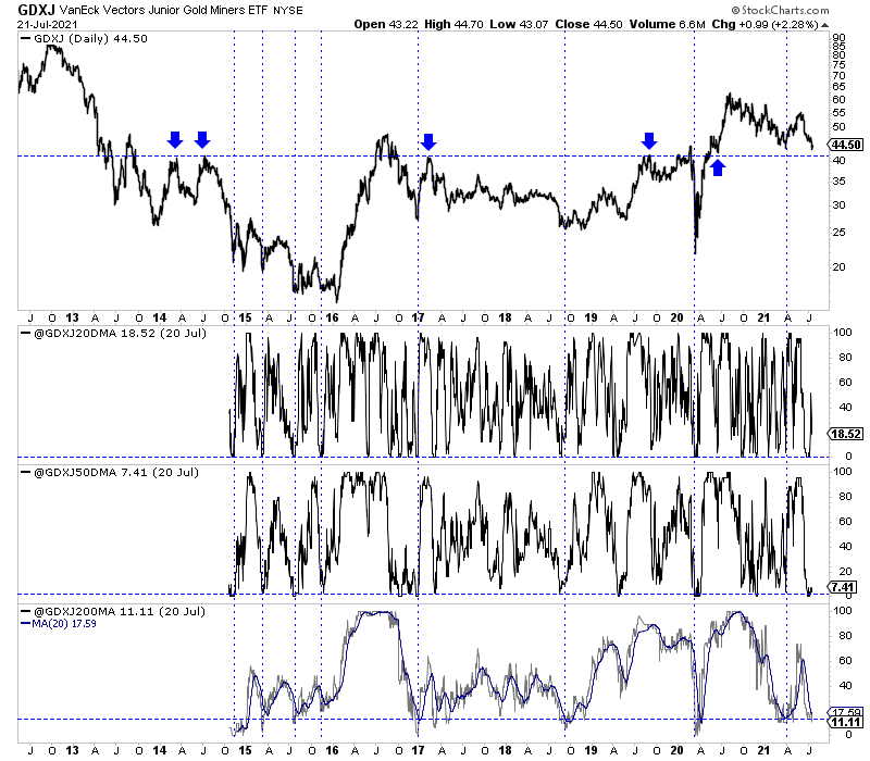 GDXJ Daily Chart