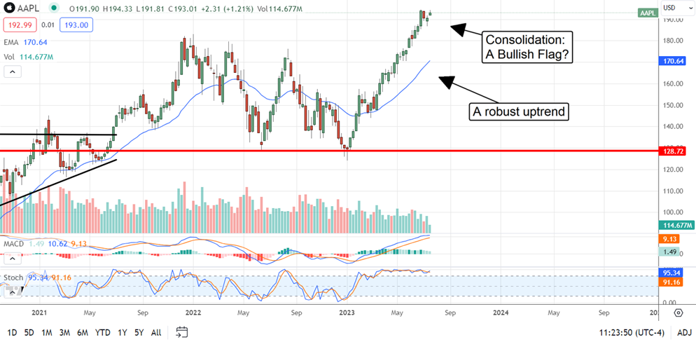 Apple Stock Chart