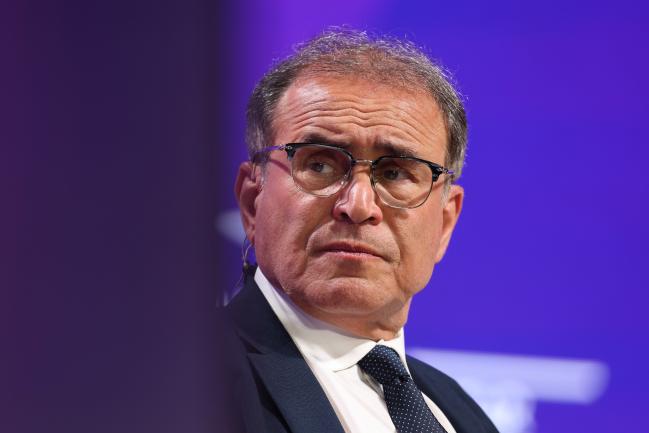 &copy Bloomberg. Nouriel Roubini, chief executive officer of Roubini Macro Associates Inc., during a panel session at the Qatar Economic Forum (QEF) in Doha, Qatar, on Tuesday, June 21, 2022. The second annual Qatar Economic Forum convenes global business leaders and heads of state to tackle some of the world's most pressing challenges, through the lens of the Middle East. Photographer: Christopher Pike/Bloomberg