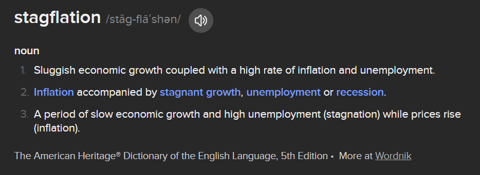 Stagflation Definition