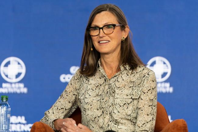 &copy Bloomberg. Catherine Wood, chief executive officer of ARK Investment Management LLC, participates in a panel discussion during the Milken Institute Global Conference in Beverly Hills, California, U.S., on Monday, May 2, 2022. The event convenes the best minds in the world to tackle its most urgent challenges and to help realize its most exciting opportunities.