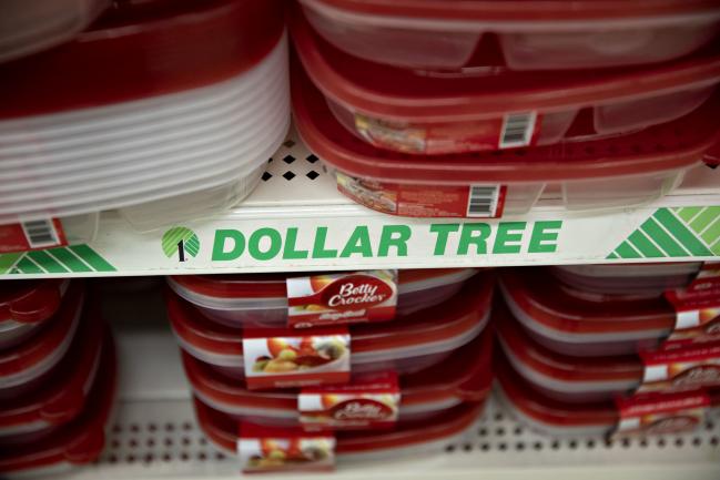 © Bloomberg. Betty Crocker brand plastic containers sit on display at a Dollar Tree Inc. store in Chicago, Illinois, U.S., on Tuesday, March 3, 2020. Dollar Tree released earnings figures on March 4. Photographer: Daniel Acker/Bloomberg