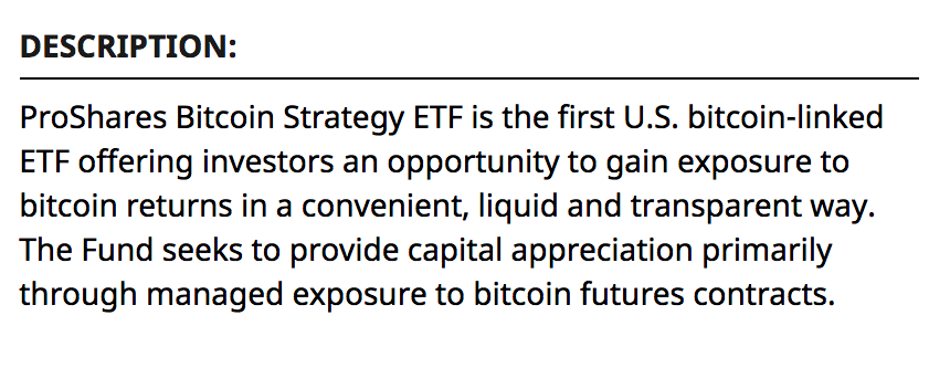 BITO Fund Summary