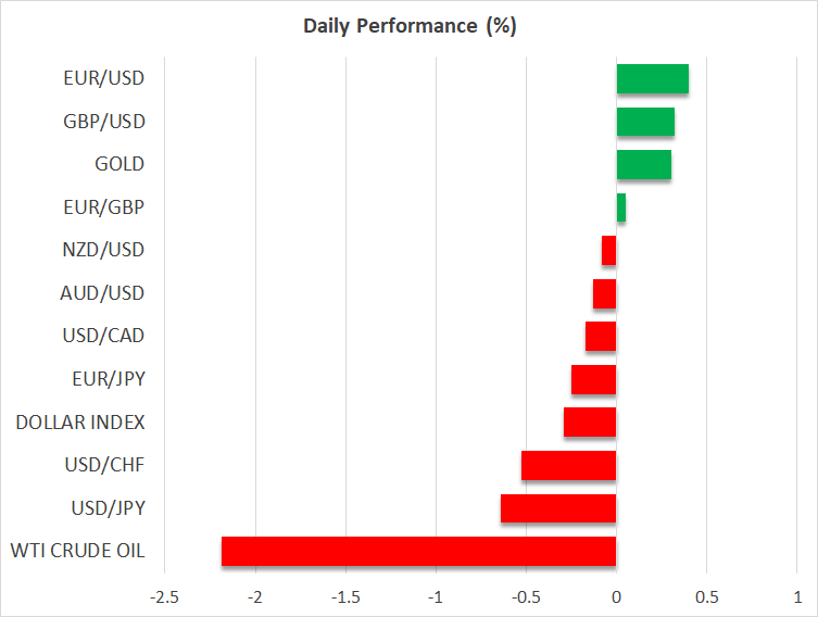 Wall Street Dips Again on COVID and Recession Fears, Dollar Steady