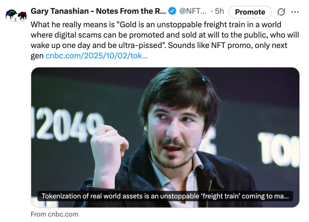 Gary Tanashian Tweet