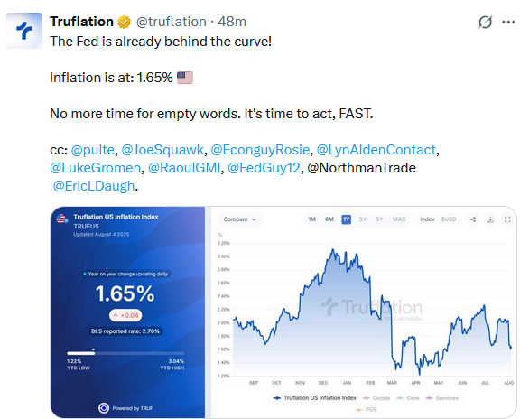 Tweet - Truflation