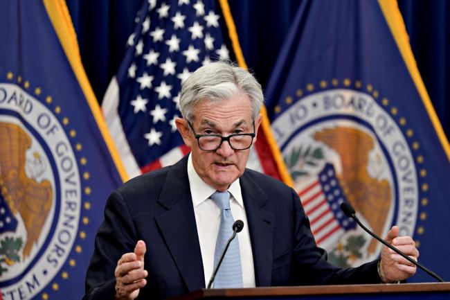 &copy Bloomberg. Jerome Powell, chairman of the US Federal Reserve, speaks during a news conference following a Federal Open Market Committee (FOMC) meeting in Washington, DC, US, on Wednesday, March 22, 2023. The Federal Reserve raised interest rates by a quarter percentage point and signaled it's not finished hiking, despite the risk of exacerbating a bank crisis that's roiled global markets. Photographer: Al Drago/Bloomberg 